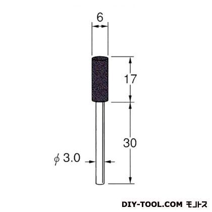 セラミックゴム砥石 先端径:6粒度:#80 R2221 1