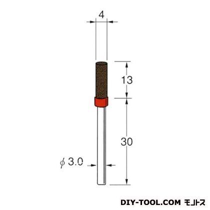セラミックゴム砥石 先端径:4粒度:#120 R2312 1