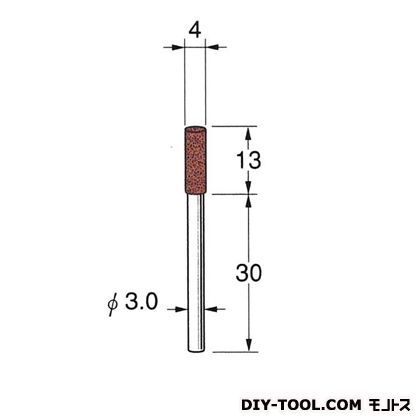 ゴム砥石(ラビン) 先端径:4粒度:#80 R4311 1