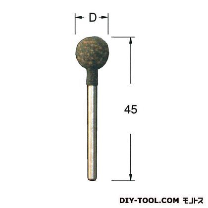 軸付ゴム砥石 砥石径(D):φ6粒度:#120 R4506 1