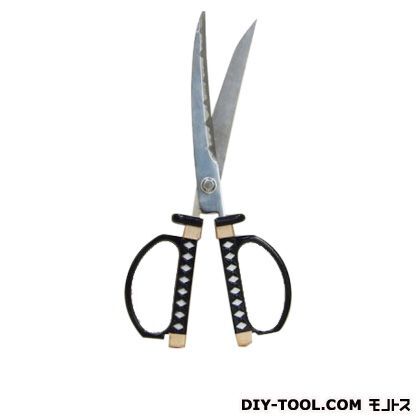 日本刀はさみ刃カバー付 ブラック 全長180mm SW-18 ブラック 1