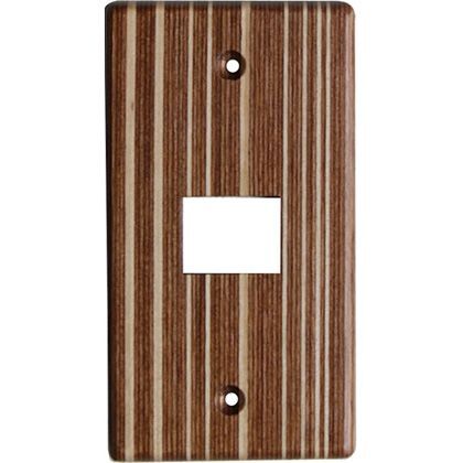 フィンランドバーチスイッチプレート1穴