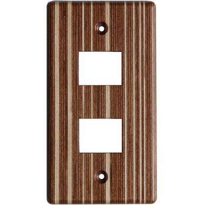 フィンランドバーチスイッチプレート2穴