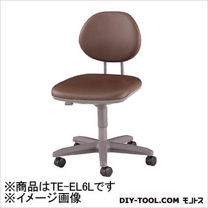 導電オフィスチェア導電ビニールレザー肘なし 黒 TEEL6L 1