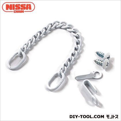 チェインで戸開き防止 白 S-216 1セット