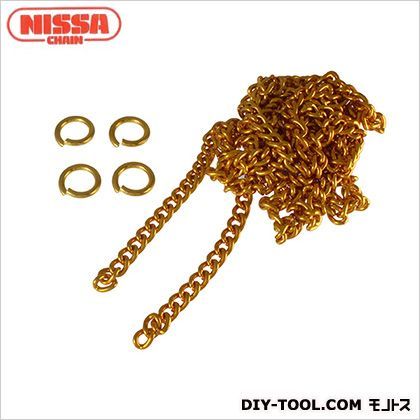 アルミカットチェイン 金 C-123 1