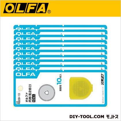 ロータリーカッター 円形刃28ミリ替刃 RB28-10 100枚