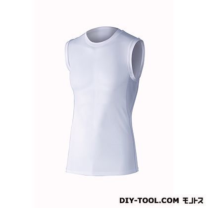 冷感・消臭パワーストレッチノースリーブクル-ネック