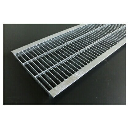 スチール製 U字溝用グレーチング 中間目ノンスリップタイプ 溝幅300用