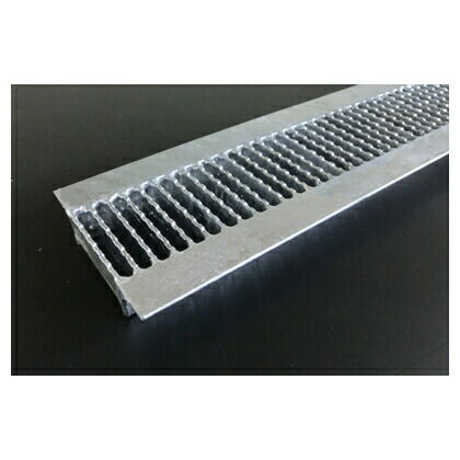スチール製 U字溝用グレーチング 細目ノンスリップタイプ 溝幅100用