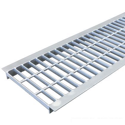 スチール製 U字溝用グレーチング エコノミー歩道用タイプ 溝幅240用