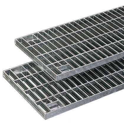 スチール製 ボルト固定式横断用みぞ蓋 並目ノンスリップタイプ 溝幅100用