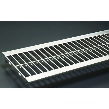 ステンレス製 U字溝用グレーチング 中間目プレーンタイプ 溝幅90用