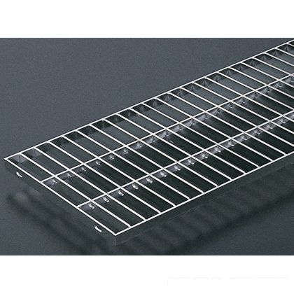 ステンレス製 横断・側溝用グレーチング 並目ノンスリップタイプ 溝幅100用