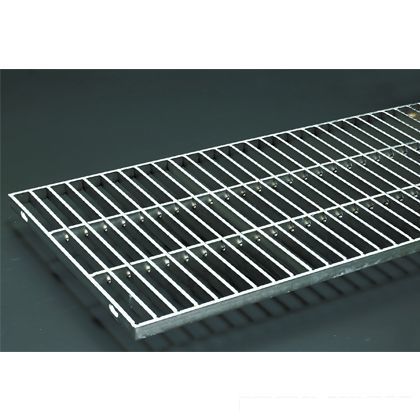 ステンレス製 横断・側溝用グレーチング 中間目ノンスリップタイプ 溝幅100用