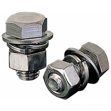 盗難防止用連結金具 ボルト連結式(SS400) M8×25mm JBT-8 2組