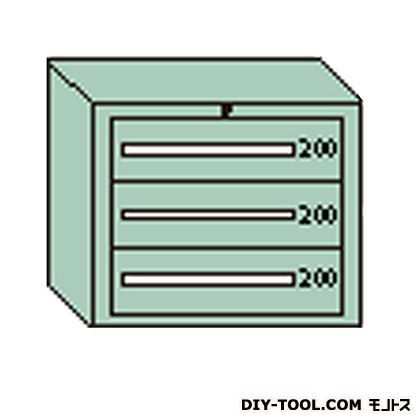 デラックスキャビネット グレー 幅×奥行×高さ:811×557×681mm DX603G 1