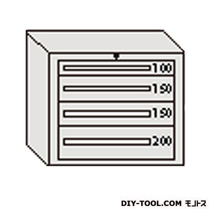 デラックスキャビネット グレー 幅×奥行×高さ:811×557×681mm DX604G 1
