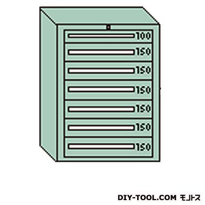 デラックスキャビネット グレー 幅×奥行×高さ:811×557×1081mm DX1003G 1