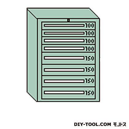 デラックスキャビネット グレー 幅×奥行×高さ:811×557×1081mm DX1008G 1