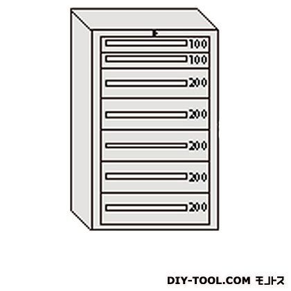 デラックスキャビネット グレー 幅×奥行×高さ:811×557×1281mm DX1206G 1