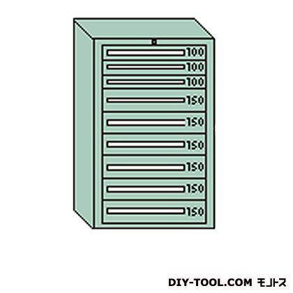 デラックスキャビネット グレー 幅×奥行×高さ:811×557×1281mm DX1207G 1