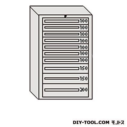 デラックスキャビネット グレー 幅×奥行×高さ:811×557×1281mm DX1214G 1