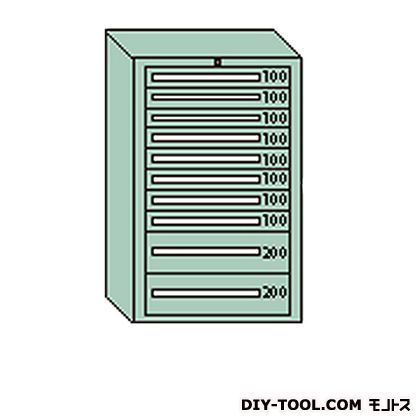 デラックスキャビネット グレー 幅×奥行×高さ:811×557×1281mm DX1215G 1