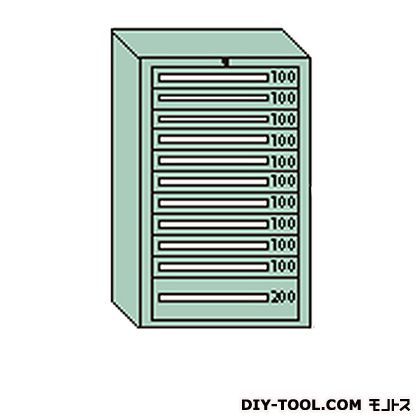 デラックスキャビネット グレー 幅×奥行×高さ:811×557×1281mm DX1217G 1