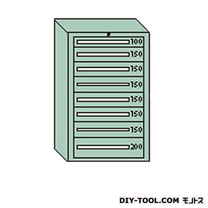 デラックスキャビネット グレー 幅×奥行×高さ:811×557×1281mm DX1219G 1