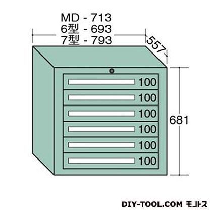 スタンダードキャビネット 幅×奥行×高さ:693×557×681mm 6-601 1