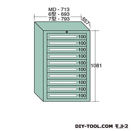 スタンダードキャビネット 幅×奥行×高さ:693×557×1081mm 6-1001 1