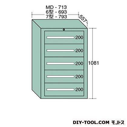 スタンダードキャビネット 幅×奥行×高さ:693×557×1081mm 6-1002 1