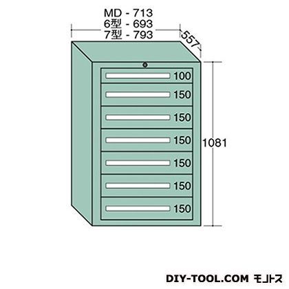 スタンダードキャビネット 幅×奥行×高さ:693×557×1081mm 6-1003 1