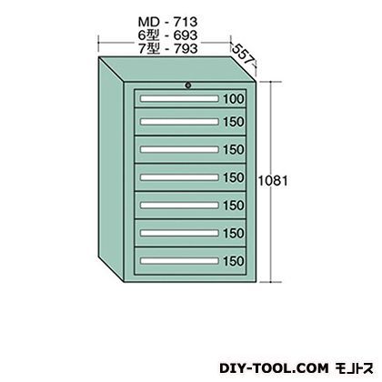 スタンダードキャビネット 幅×奥行×高さ:793×557×1081mm 7-1003 1
