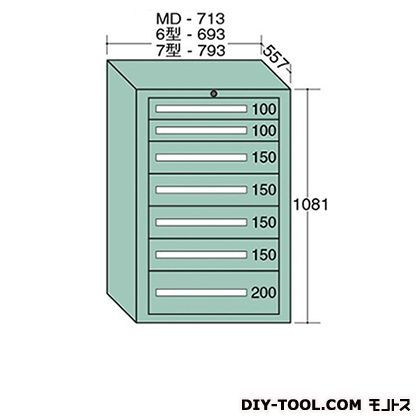 スタンダードキャビネット 幅×奥行×高さ:693×557×1081mm 6-1006 1