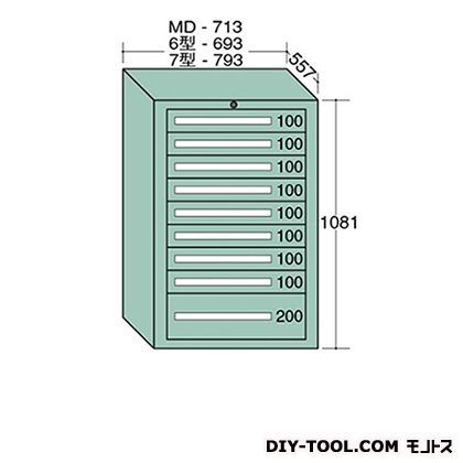 スタンダードキャビネット 幅×奥行×高さ:793×557×1081mm 7-1013 1