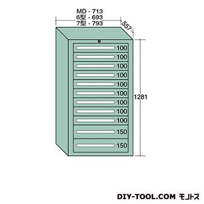 スタンダードキャビネット 幅×奥行×高さ:693×557×1281mm 6-1216 1