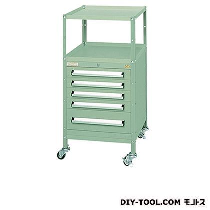 ミゼットワゴン 若草 幅×奥行×高さ:422×411×834mm WM6 1