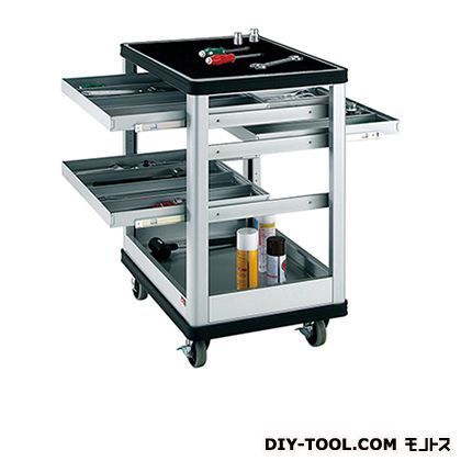 ピットワゴン シルバー 幅×奥行×高さ:700×500×900mm PW-3DA 1