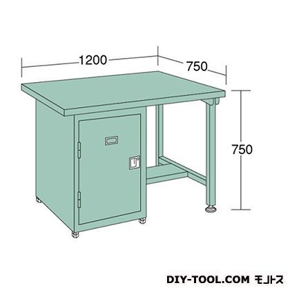 中量作業台 幅×奥行×高さ:1500×750×750mm KS157B 1