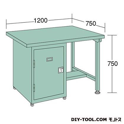 中量作業台 幅×奥行×高さ:1800×750×750mm KS187B 1