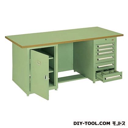 中量作業台 幅×奥行×高さ:1800×750×750mm KL187CG 1