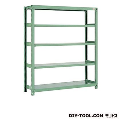 中量棚 グラスグリーン 幅×奥行×高さ:1555×480×1800mm S5-6525R 1