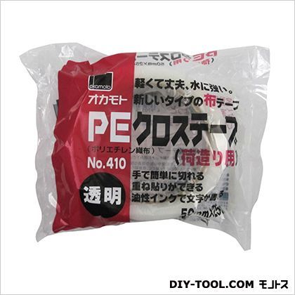PEクロステープ 透明 50mm×25M NO.410 1