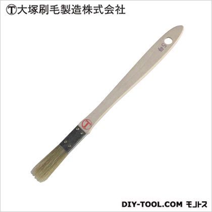 豚毛 金巻 平刷毛 白 5号 1052800005 1本