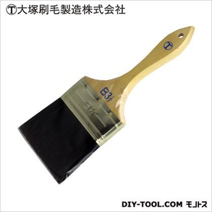 B コッピー 平刷毛 黒 3.5インチ 1055020035 1本