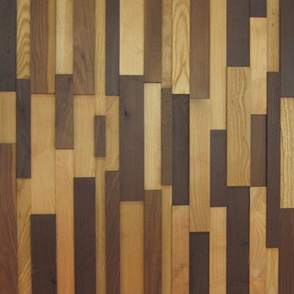 WOOD BRICK WALL PANEL【LIGHT】 金具あり(縦)