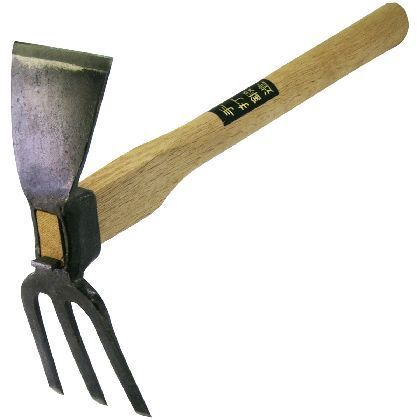 手打 片手鍬 イカ型 柄390mm 1