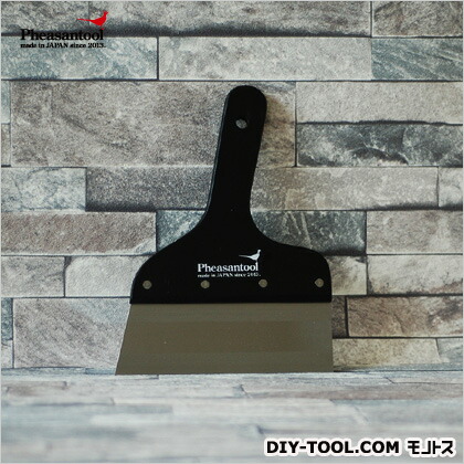 壁紙の施工道具minamoto源フラットパテベラ下塗り用 ブラック 5寸 KTN0010 1点